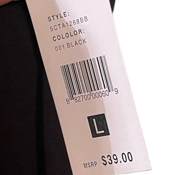 Bebe Women Teen Black Logo In Pink lStretch Fit NWT - Picture 2 of 3